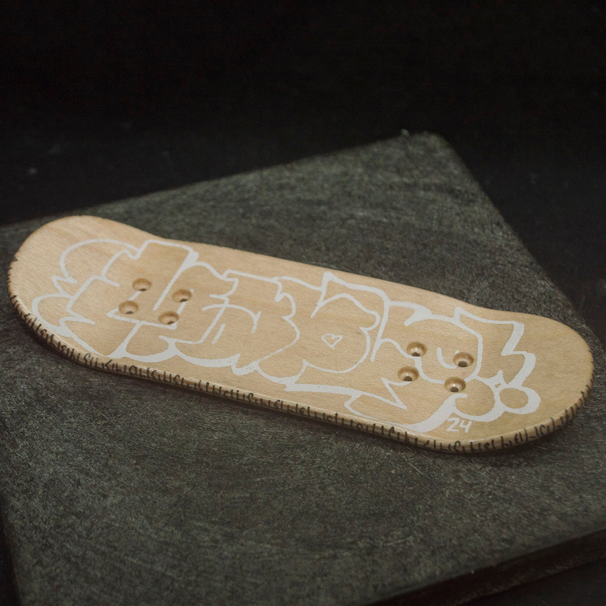 Maple Leaf Silk Screen/ Handpainted Decks