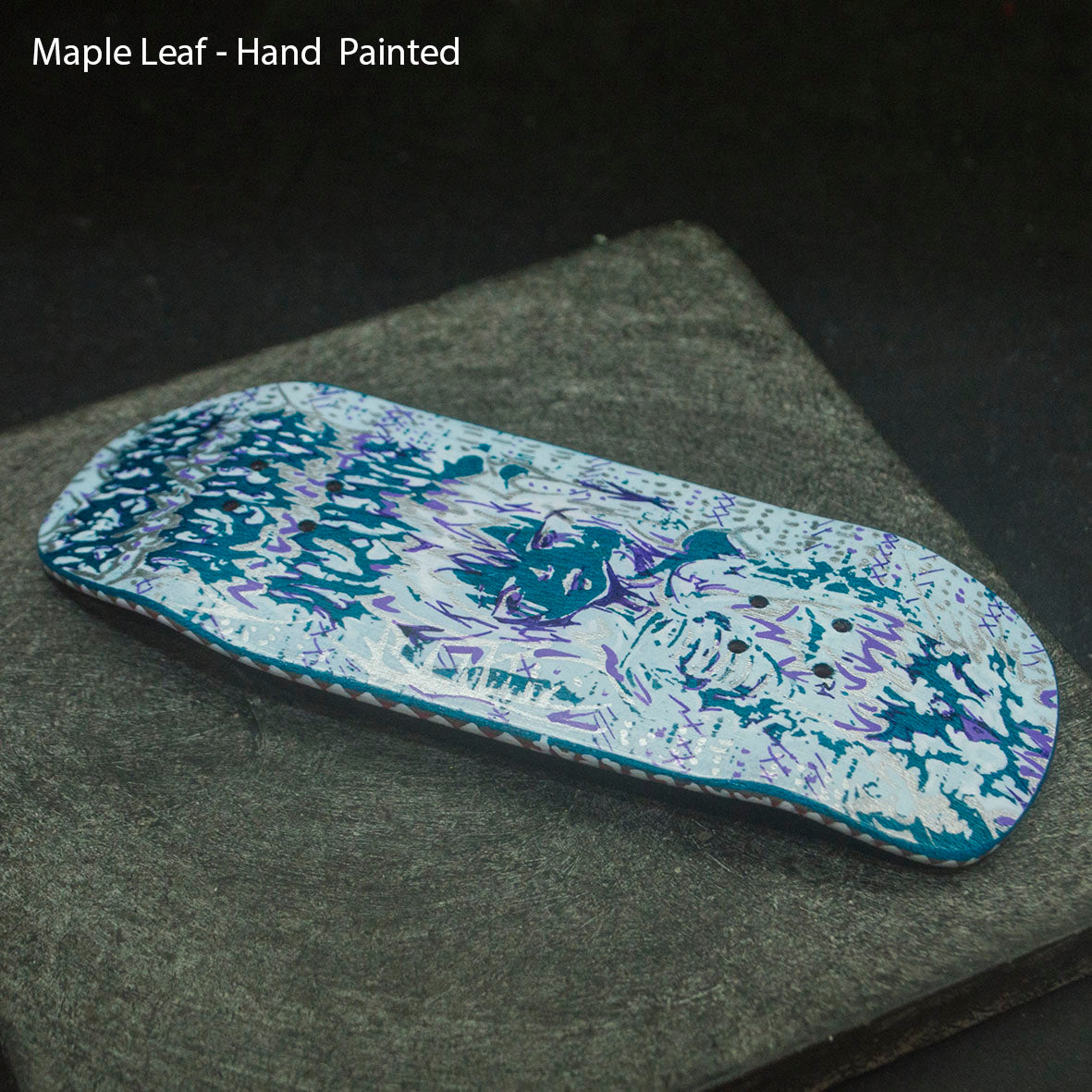 Maple Leaf Silk Screen/ Handpainted Decks